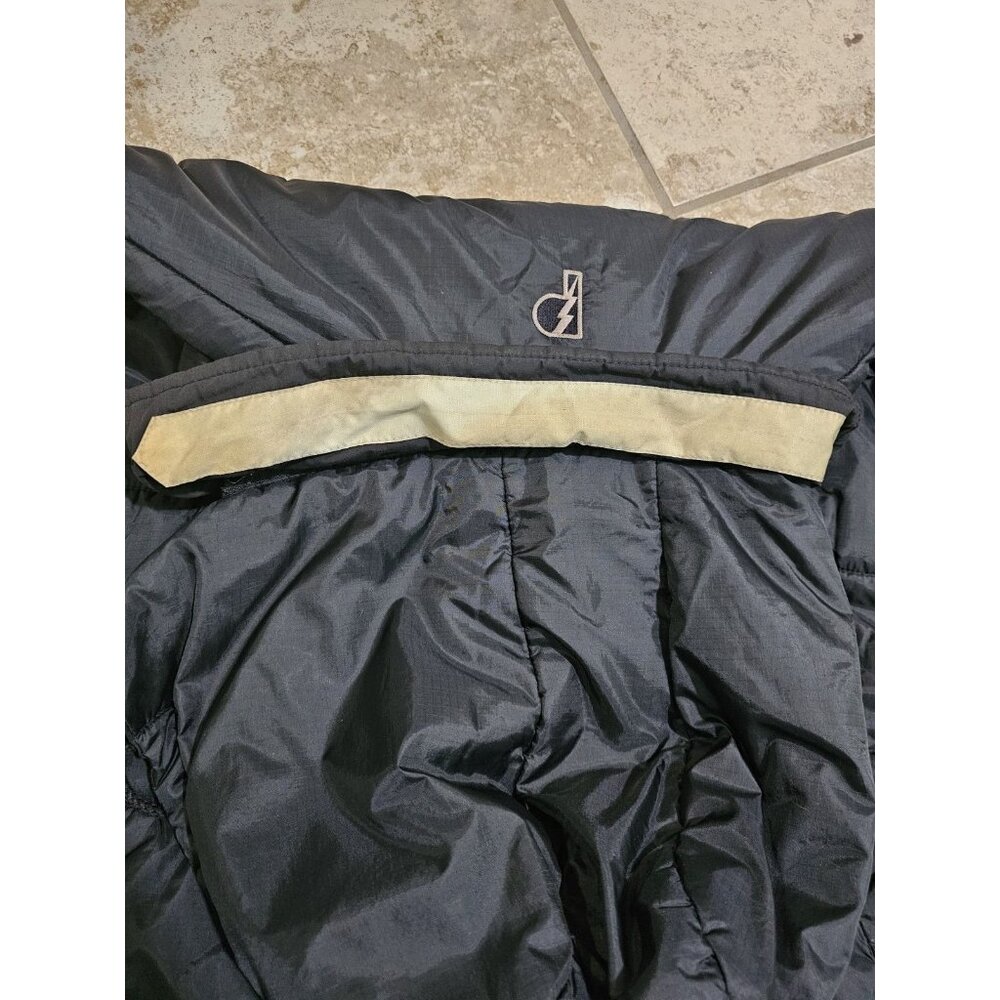 Vintage Pro Player Oakland Raiders Puffer Jacket XL Black Archival Gorpcore Rare - Picture 11 of 12